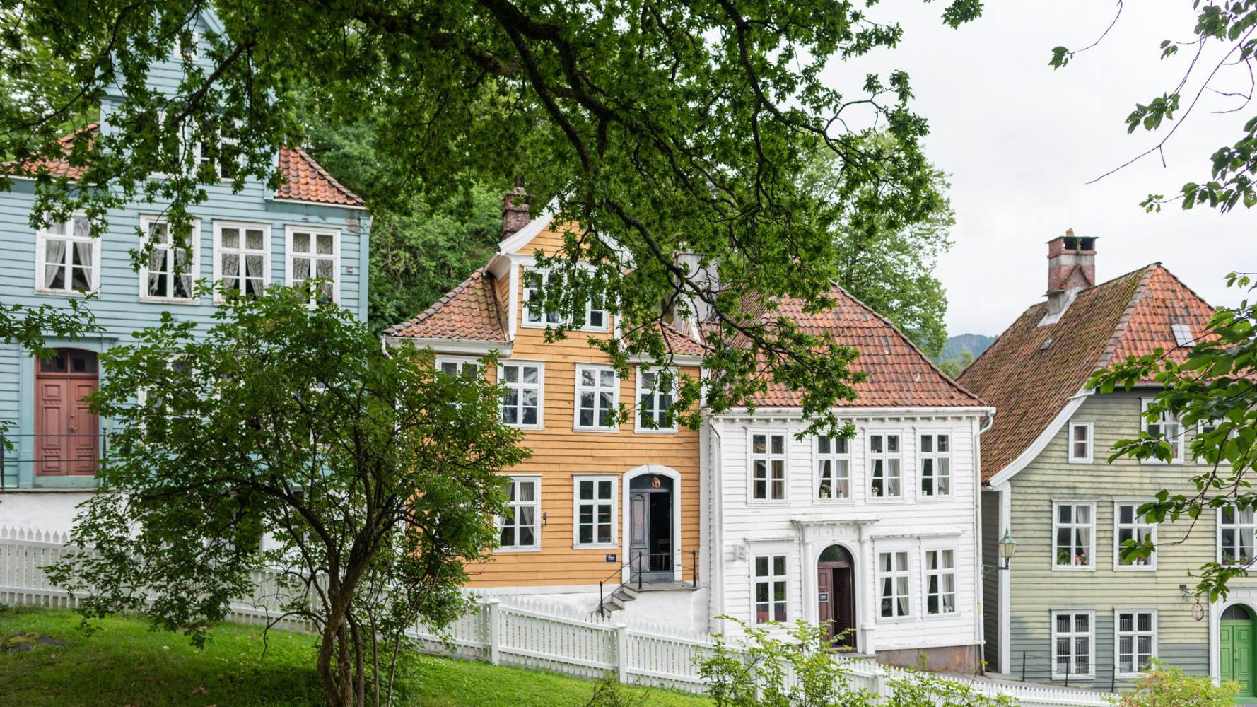 Gamle Bergen Museum, Bymuseet i Bergen. Parken.